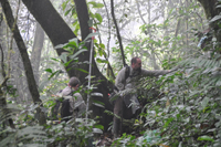 Imagen de una expedición con Mauricio Velayos (izda.) y Francisco Cabezas Imagen de una expedición con Mauricio Velayos (izda.) y Francisco Cabezas.
